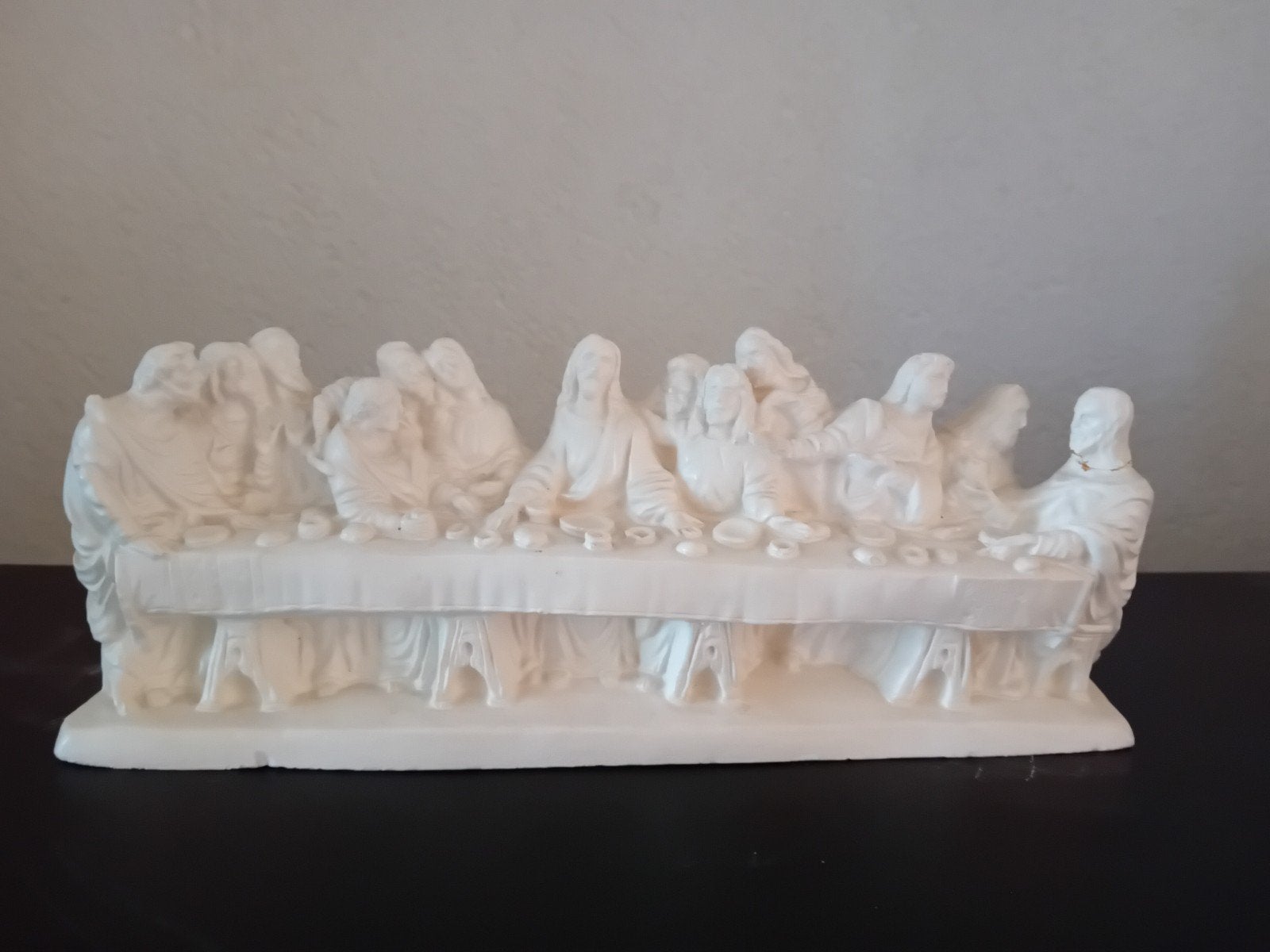 Het Laatste Avondmaal Beeldje - Rechts gelijmt hoofd, Antiek en Kunst, Verzenden