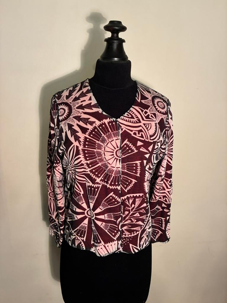 MARCCAIN VEST BORDEAUX, Verzenden, Zo goed als nieuw, Maat 38/40 (M), Rood