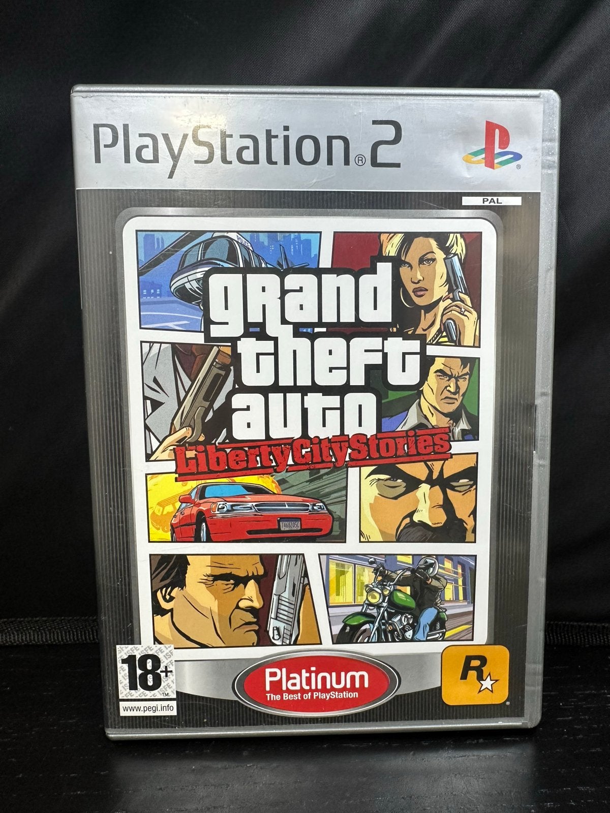 Grand Theft Auto: Liberty City Stories PS2 Platinum, Avontuur en Actie, Vanaf 18 jaar, G, Verzenden