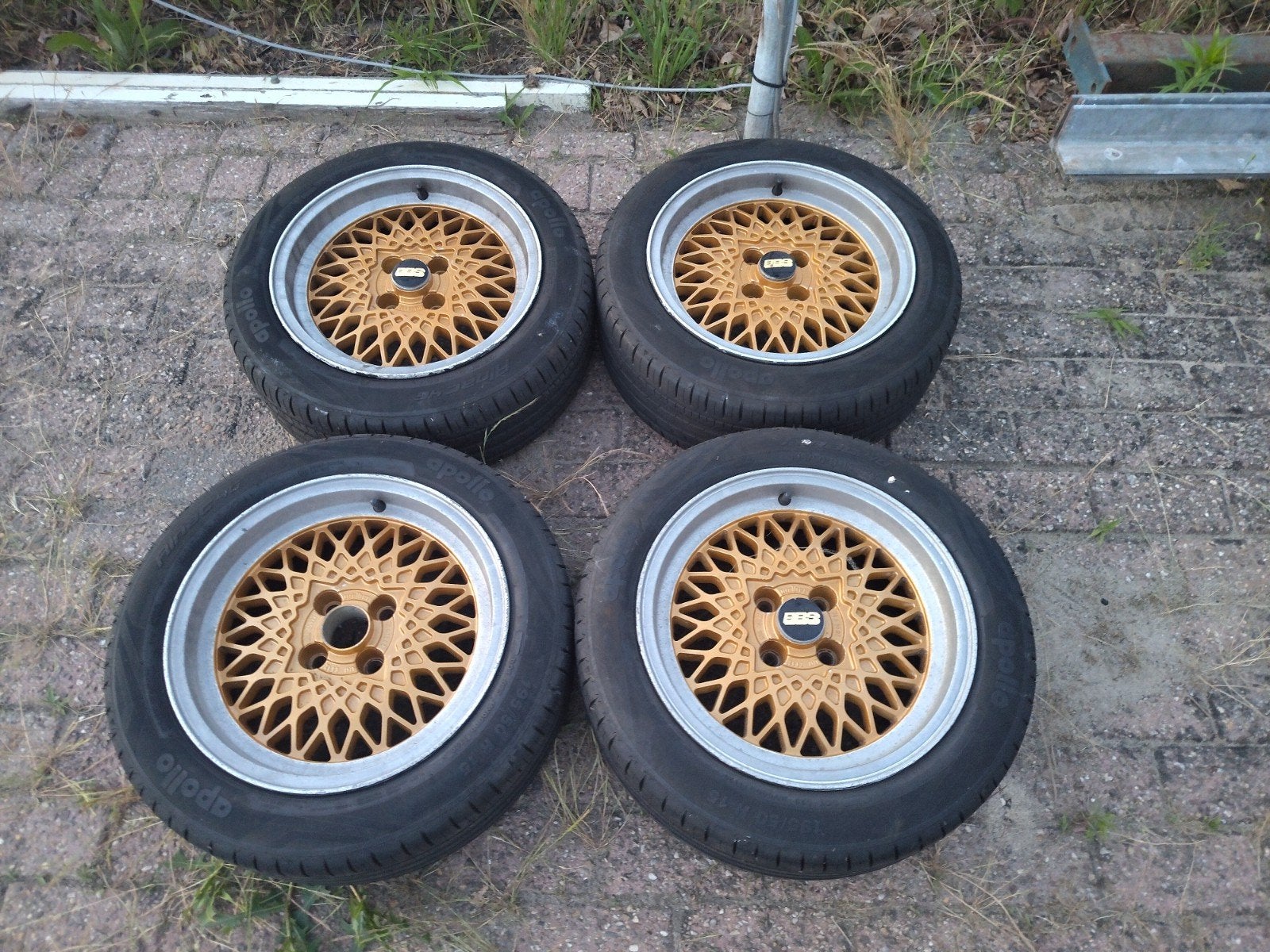 Melber L141 15 inch 7J ET12 4x100 57,1 BMW E30, Ophalen, Gebruikt, 15 inch, Banden en Velgen