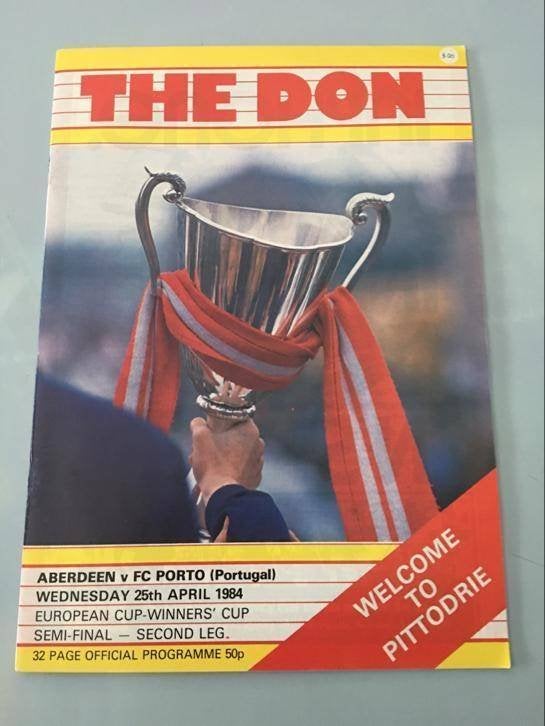 ⚽ Programma EC2 Aberdeen - Fc Porto 1983-1984 ⚽, Ophalen of Verzenden, Buitenlandse clubs, Boek of Tijdschrift