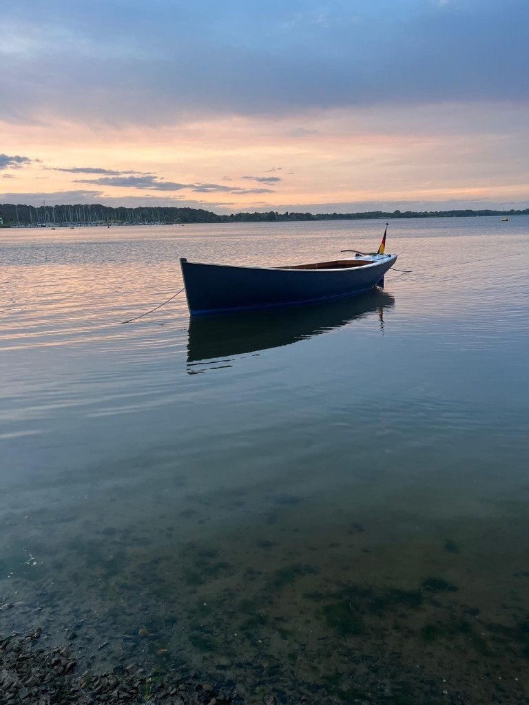 prachtige, klassieke Tuckerboot (sloep) te koop, Gebruikt, Binnenboordmotor, Afdekzeil, Diesel