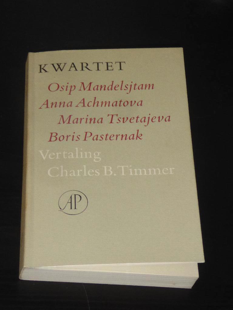 KWARTET - (GEDICHTEN, 1982), Verzenden, Zo goed als nieuw, Charles B. Timmer, Eén auteur
