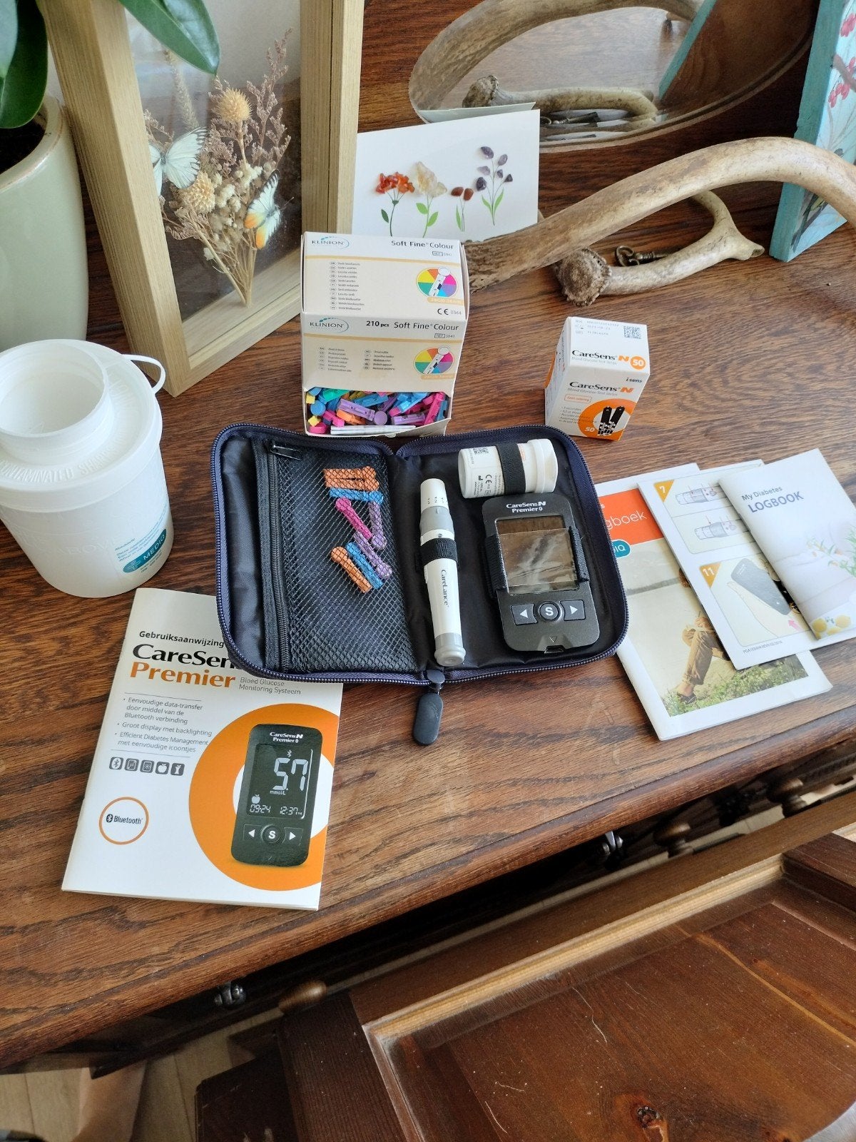 CareSens Premier Bloedglucosemeter Set, Ophalen of Verzenden, Zo goed als nieuw, Overige typen