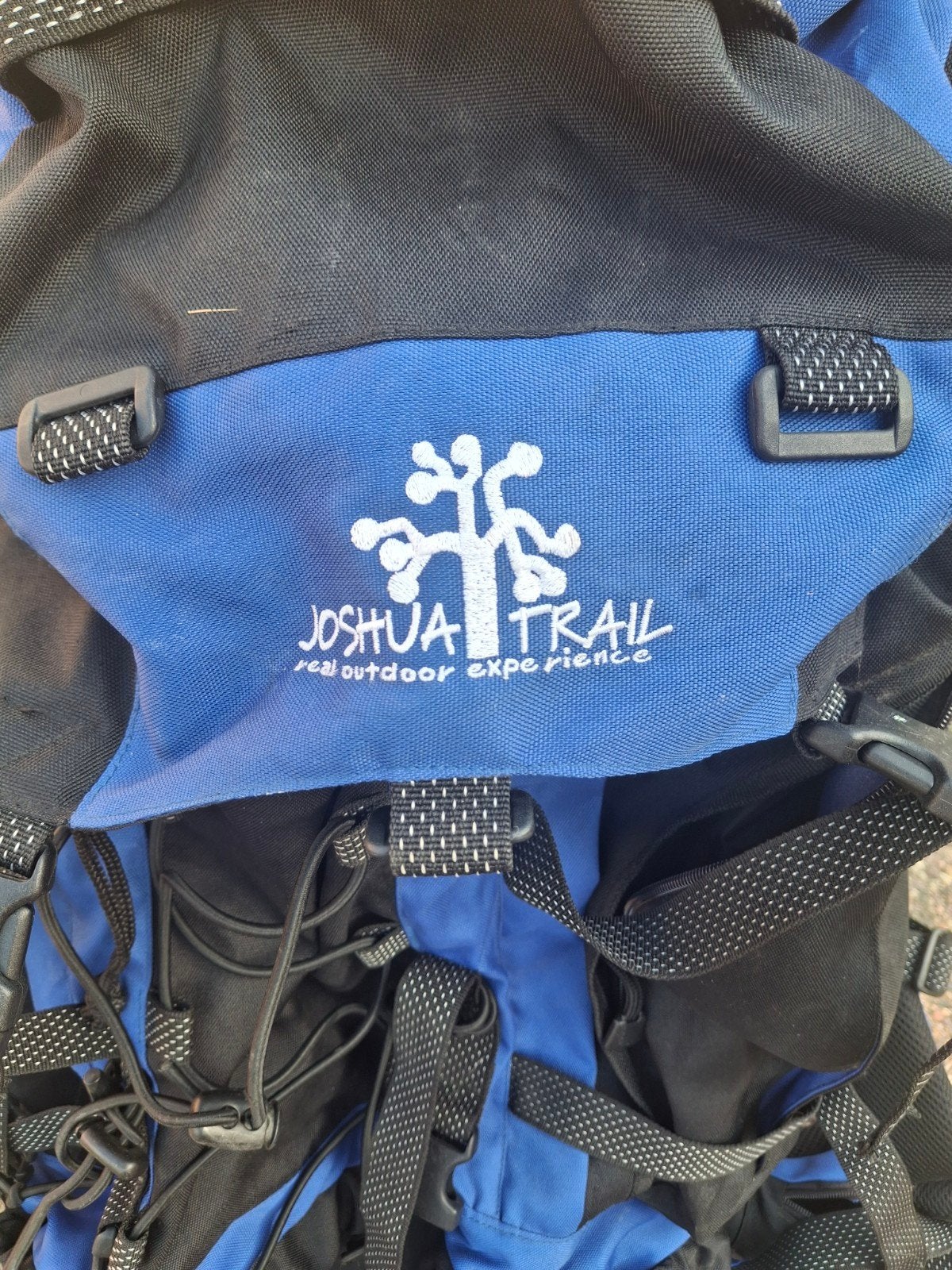 Joshua Trail Alpine 5 Trekking Rugzak - Blauw/Zwart, Gebruikt, 25 tot 40 cm, Trekking, Ophalen