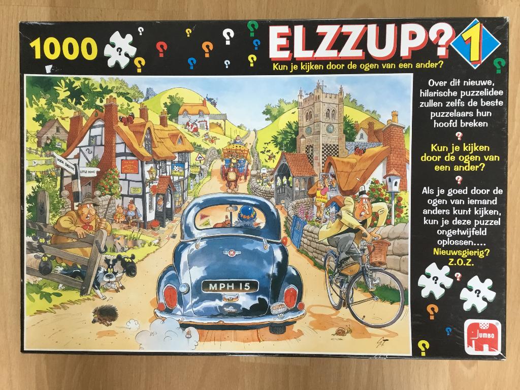 Legpuzzel Elzzup, Ophalen, 500 t/m 1500 stukjes, Zo goed als nieuw, Legpuzzel