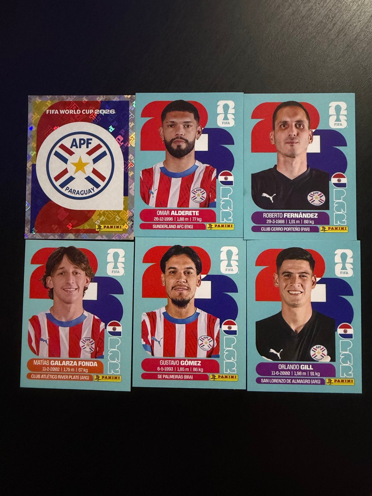 FIFA World Cup 2026 Panini Stickers Paraguay, Ophalen of Verzenden, Nieuw, Buitenlandse clubs, Poster, Plaatje of Sticker