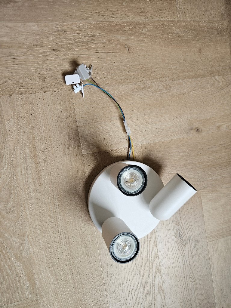 Philips plafondspot Pongee wit 3x, GU10, Ophalen of Verzenden, Zo goed als nieuw, LED