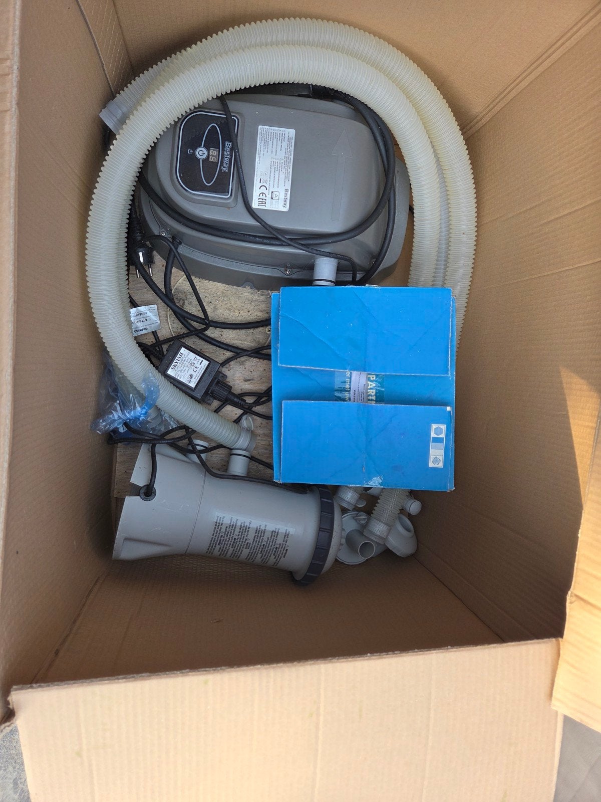 Bestway Zwembadverwarming en Intex Filterpomp, Ophalen, Gebruikt, Verwarming