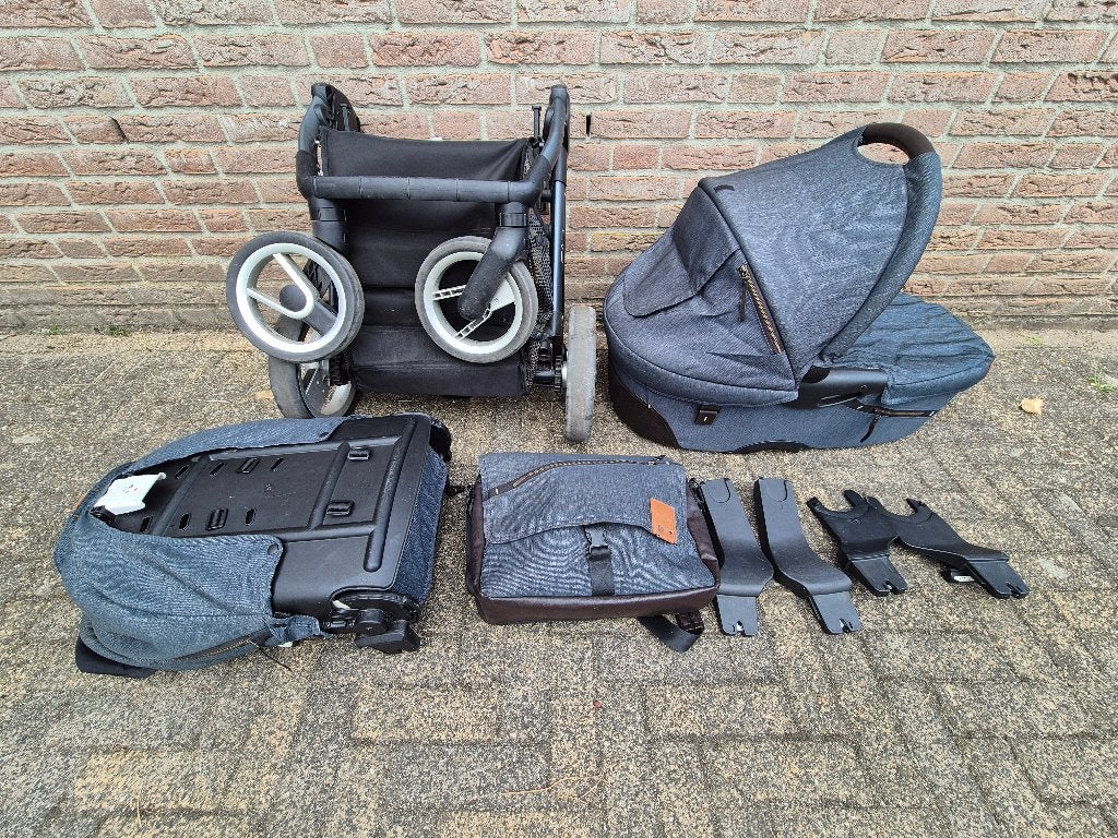 Complete kinderwagen (Mutsy Evo) inclusief bijpassende tas, Ophalen, Gebruikt, Combiwagen, Mutsy