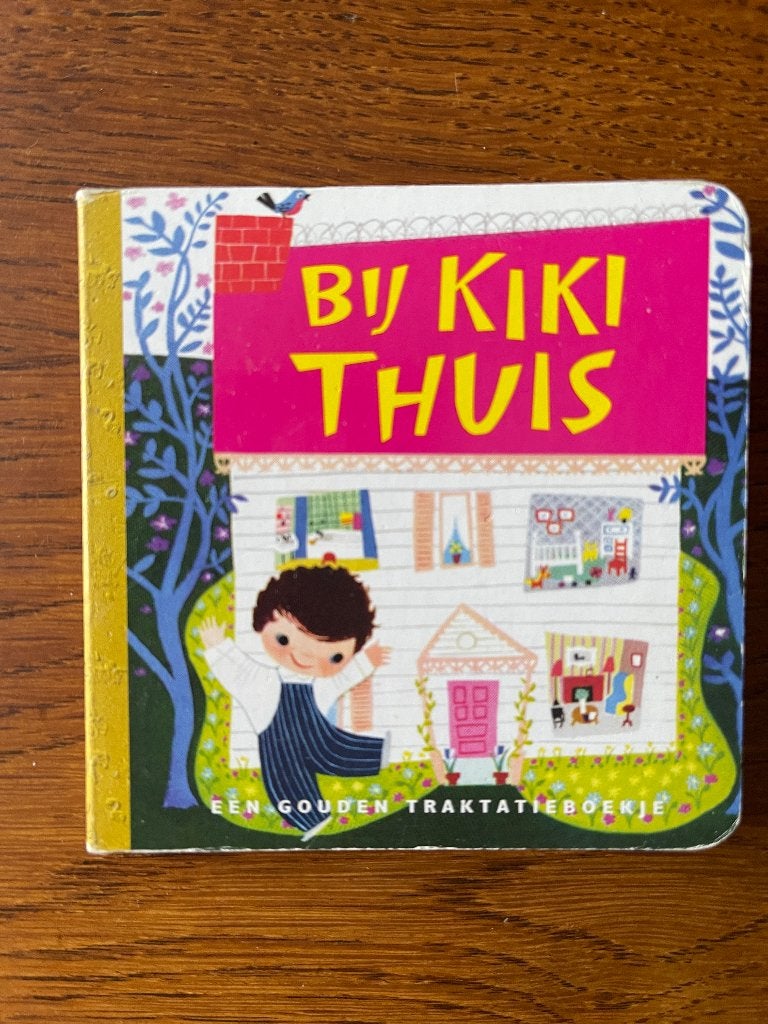 "Bij Kiki thuis" 'Gouden boekje', Ophalen of Verzenden, Zo goed als nieuw, Fictie algemeen, Gouden boekje