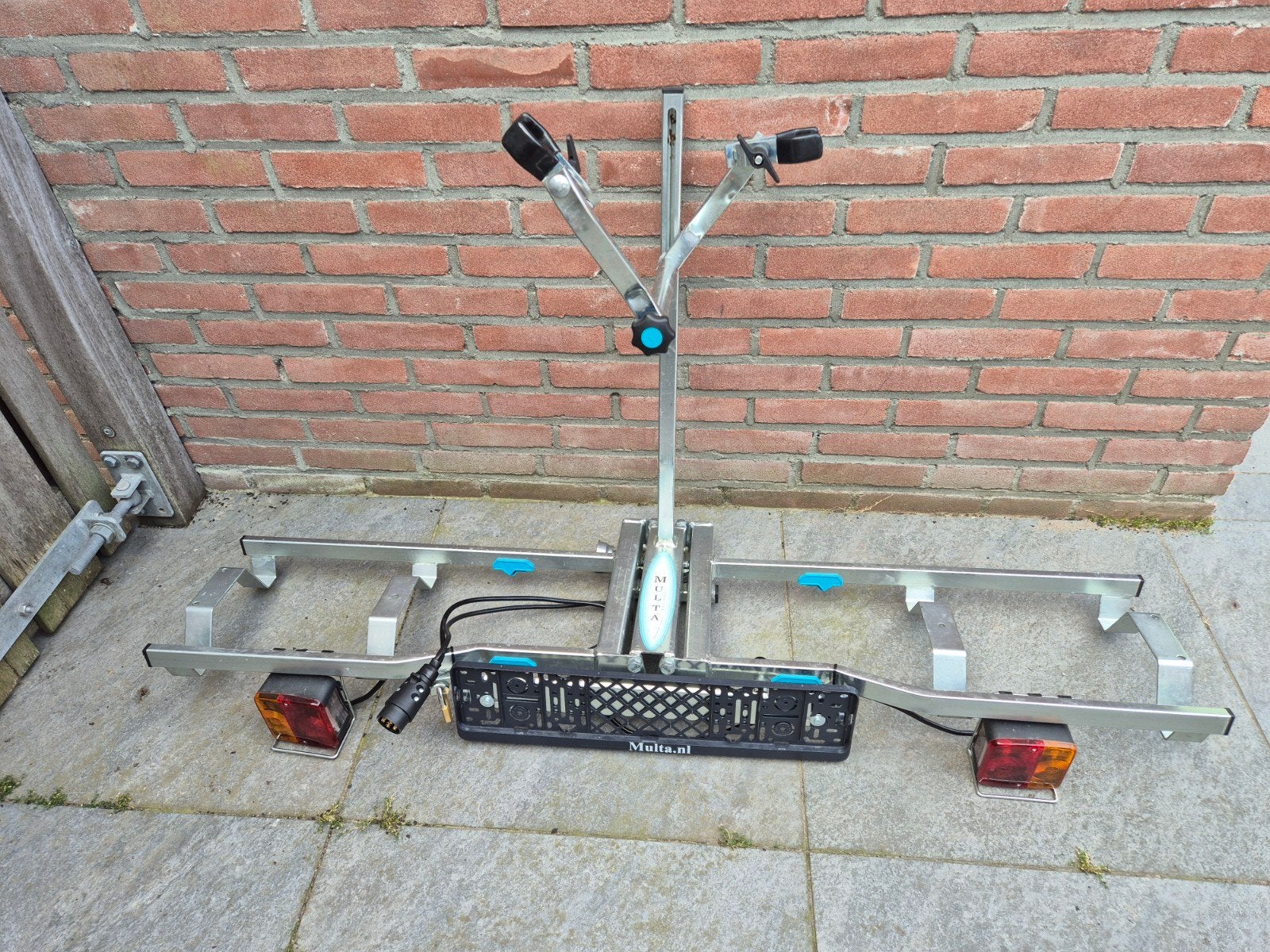 Multa fietsendrager voor 2 fietsen - Zeer goede staat, Auto diversen, Ophalen, 2 fietsen, Zo goed als nieuw, Trekhaakdrager