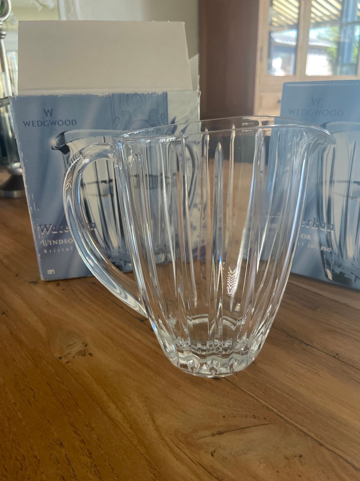 Wedgwood Windsor Kristal 24% PbO Waterkan, Ophalen of Verzenden