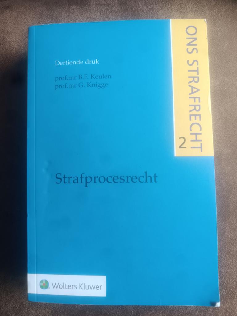 Ons Strafrecht 2: Strafprocesrecht - Dertiende druk, Boeken, Wetenschap, Zo goed als nieuw, Sociale wetenschap, Ophalen of Verzenden