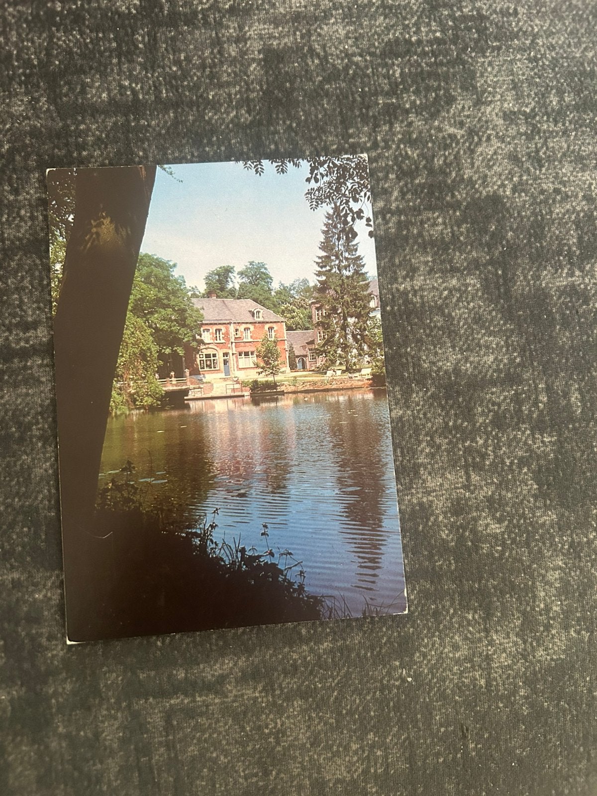 STEIN kasteel vijverpartij met  koetshuis 1990, Verzamelen, Ansichtkaarten | Nederland, Verzenden, 1980 tot heden, Gelopen, Limburg