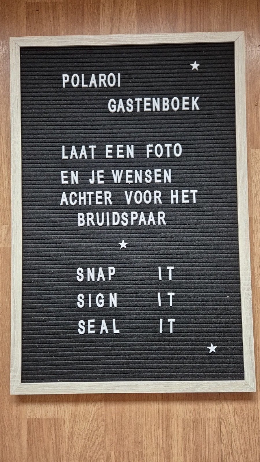 Letterbord 40x60 cm, Ophalen of Verzenden, Gebruikt, Overige typen