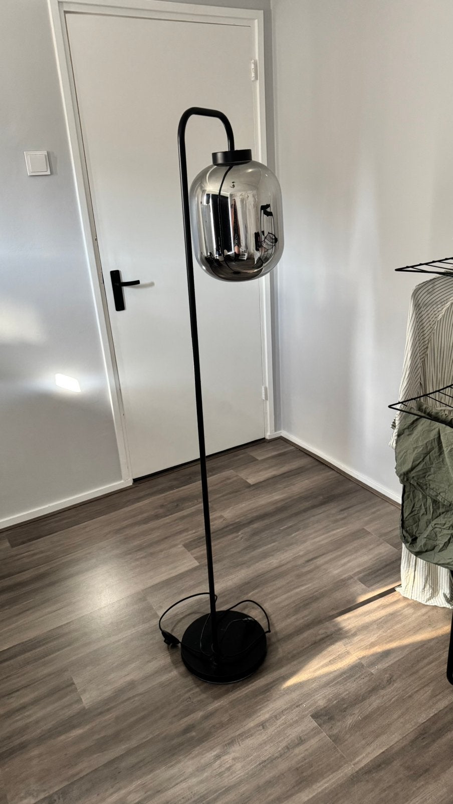 Vloerlamp, Ophalen, Zo goed als nieuw, Glas, 150 tot 200 cm