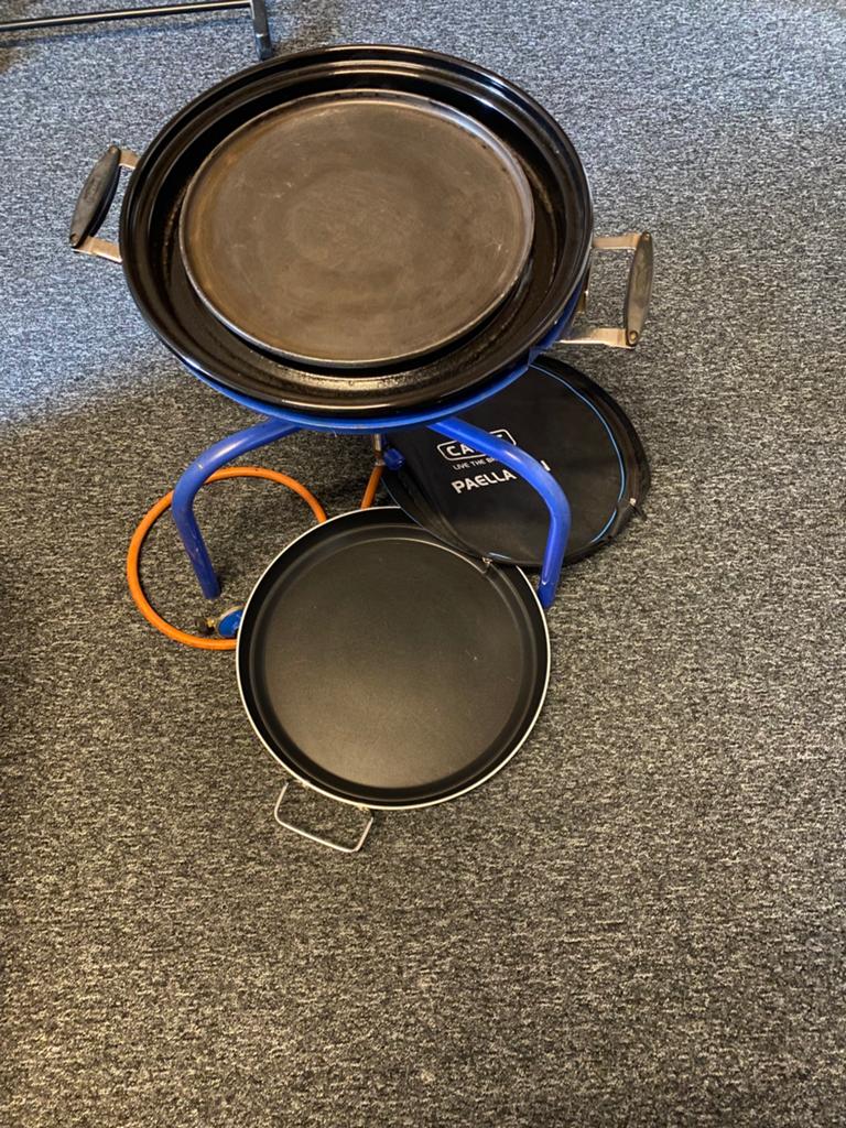 Cadac Global B.B.Q. met Paella Pan en Gasflesaansluiting, Ophalen, Gebruikt