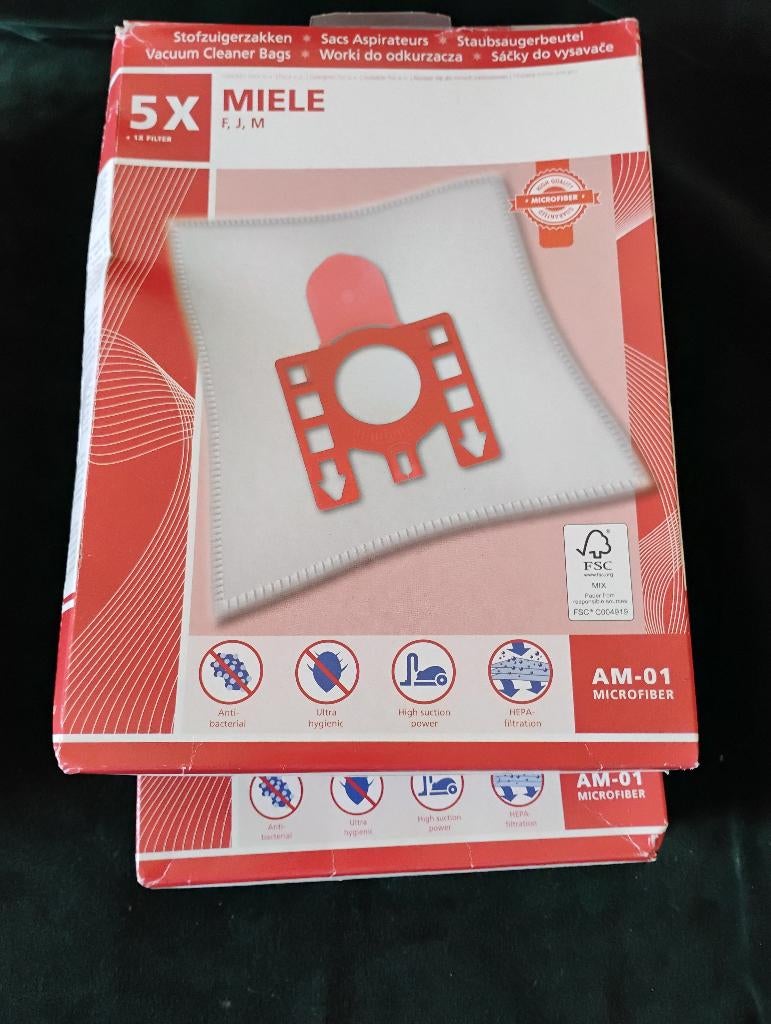 Miele stofzuiger zakken 2x5stuk, Witgoed en Apparatuur, Stofzuigers, Ophalen of Verzenden, Nieuw