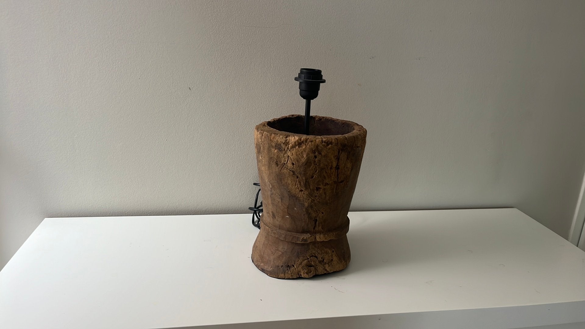 Tafellamp | Landelijk & Sober, Huis en Inrichting, Lampen | Tafellampen, Ophalen of Verzenden, Hout, E27 (groot)
