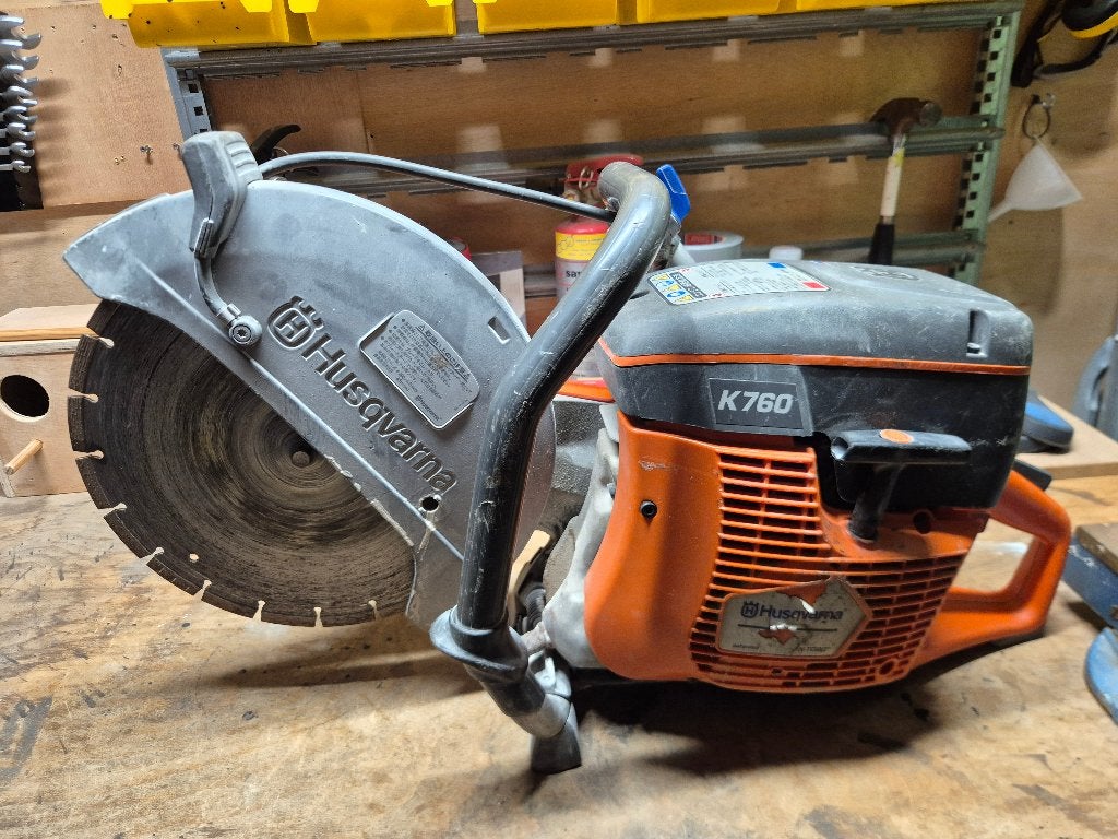 Husqvarna k 760 bandenzaag, Ophalen, Gebruikt, Overige typen, 30 tot 70 mm
