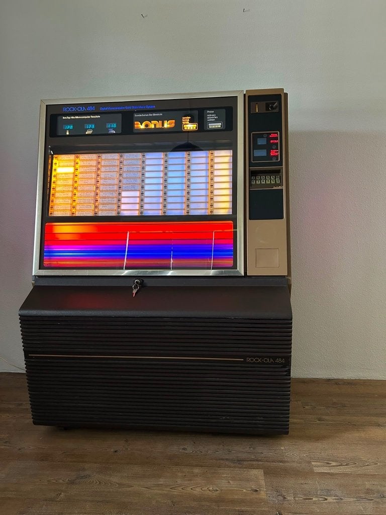 Jukebox - Rock-ola 484, Gebruikt, 1950 tot 1960, Rock Ola, Ophalen