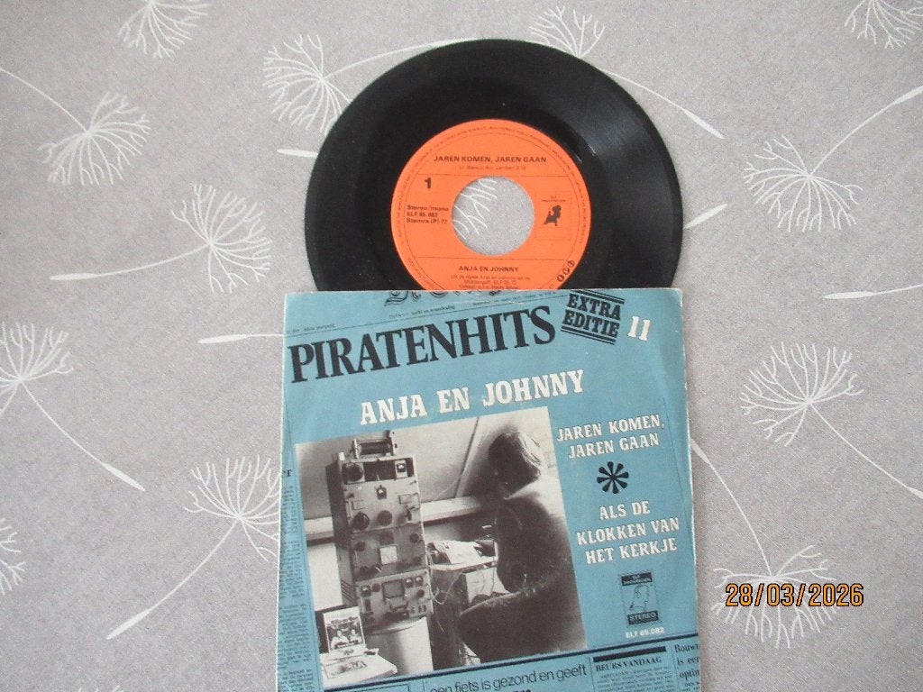 Anja en Johnny   Jaren komen jaren Gaan, 7 inch, Single, Ophalen of Verzenden, Zo goed als nieuw