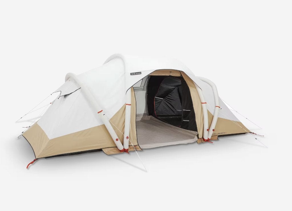 Decathlon Quechua Airseconds 4.2 Fresh & Black tent, Ophalen, Zo goed als nieuw, Tot en met 4