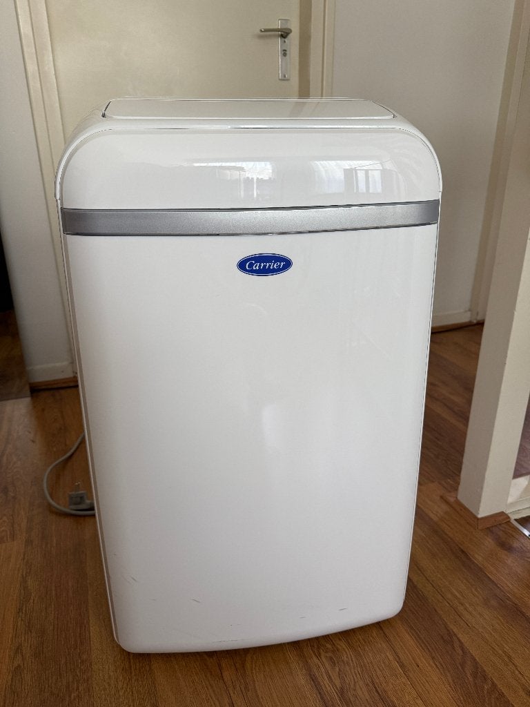 Carrier 51QPD012N7S mobiele airco tot 120m3, Ophalen, Koelen en Ontvochtigen, Timer, 3 snelheden of meer