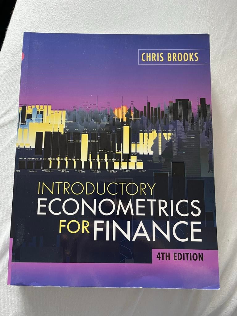 Introductory Econometrics for Finance Chris Brooks, Boeken, Ophalen of Verzenden, Gamma, Zo goed als nieuw, WO