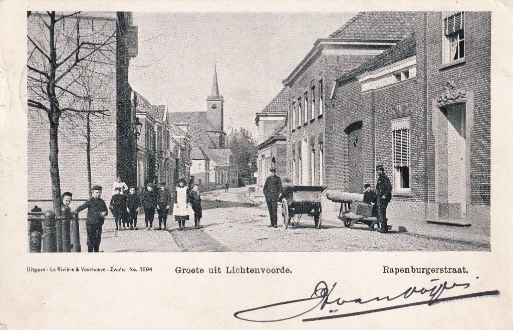 Lichtenvoorde, Volk, 1905., Verzenden, Voor 1920, Gelopen, Gelderland