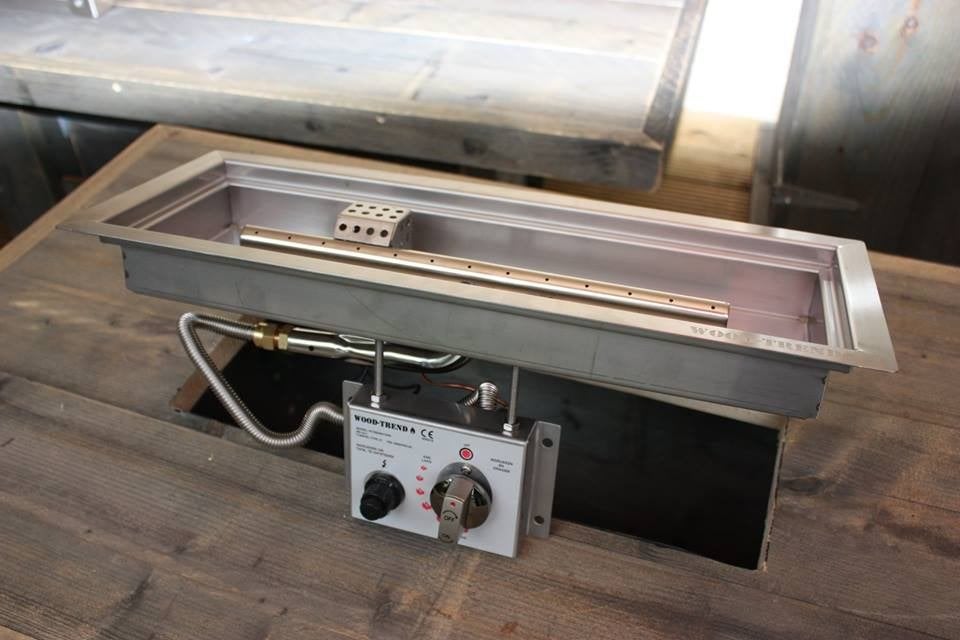 Inbouwbrander 50x19cm €250 Op=Op inclusief glasombouw, Ophalen of Verzenden, Nieuw