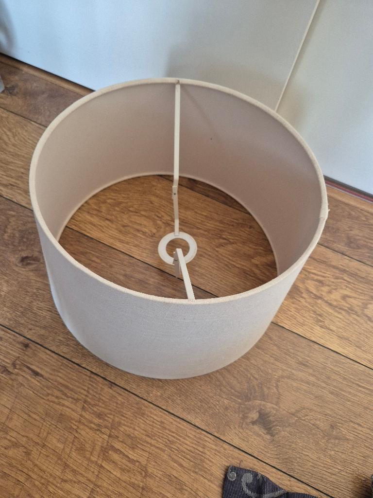 Lampenkap, Huis en Inrichting, Lampen | Lampenkappen, Ophalen, Rond, Crème, Minder dan 25 cm