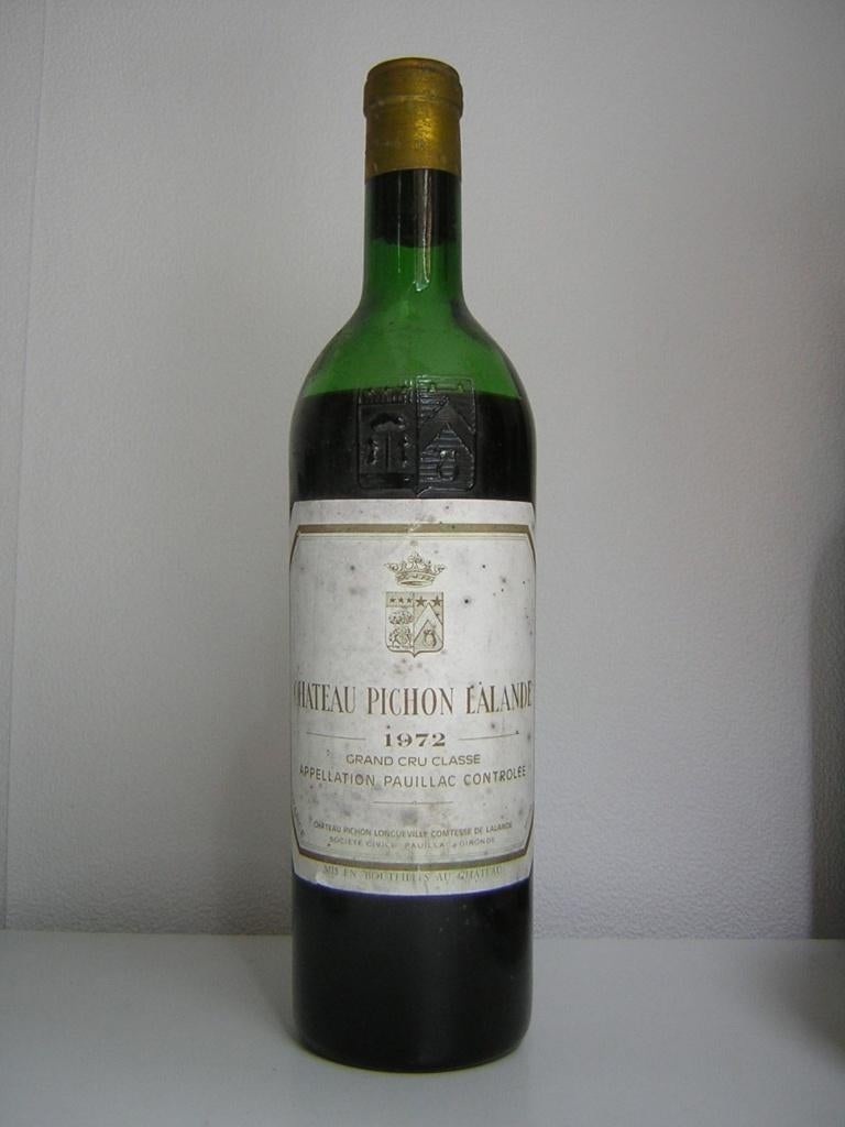 wijn 1972 Chateau Pichon Lalande Grand Cru Classe Pauillac, Frankrijk, Nieuw, Ophalen of Verzenden, Rode wijn