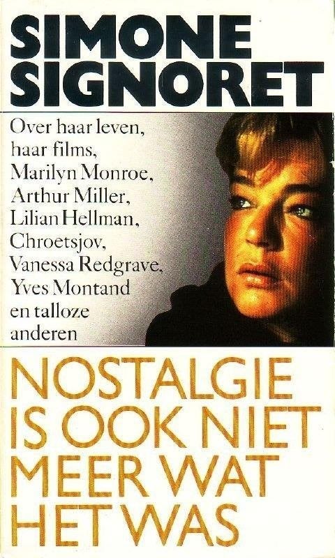 bw5-signoret-nostalgie is ook niet meer wat het was, Ophalen of Verzenden, Zo goed als nieuw, Overige