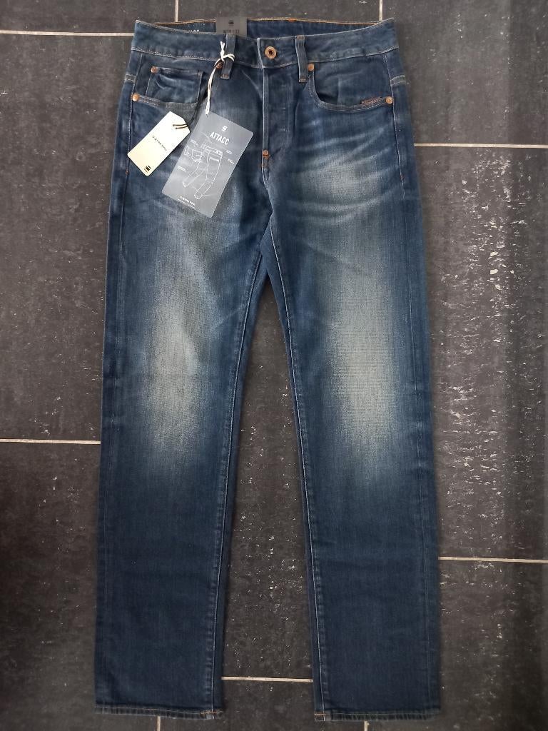 G-star Raw Denim Jeans kleur blauw maat 28/32 splinternieuw!, G-Star Raw, Blauw, Overige jeansmaten, Nieuw