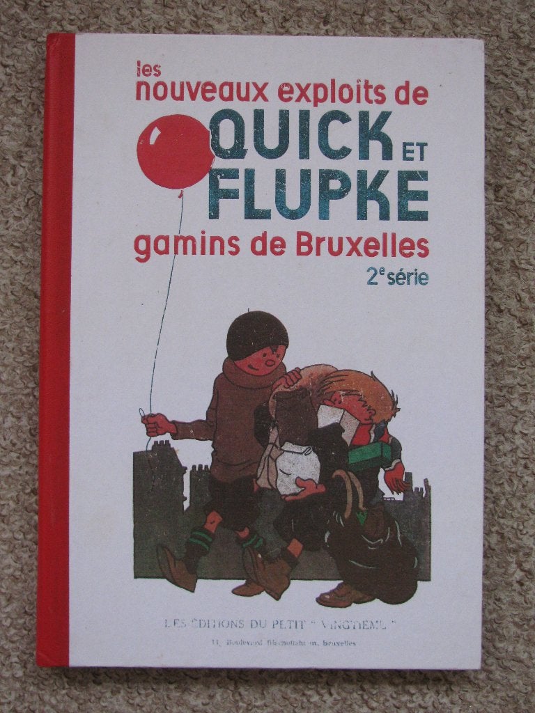 Quick et Flupke 2 - Gamins de Bruxelles - cartonné - 1981, Boeken, Eén stripboek, Nieuw, Ophalen of Verzenden, Hergé