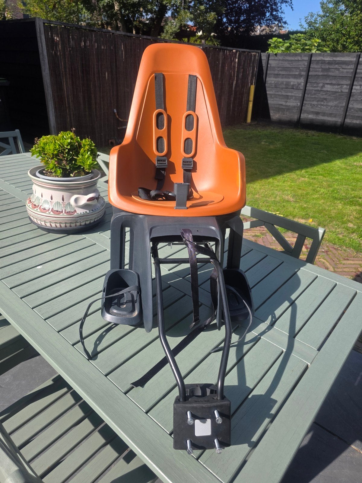 Bobike Exclusive Tour Fietszitje Achter - bruin/Oranje, Ophalen, Achterzitje, 9 t/m 36 kg, Bobike