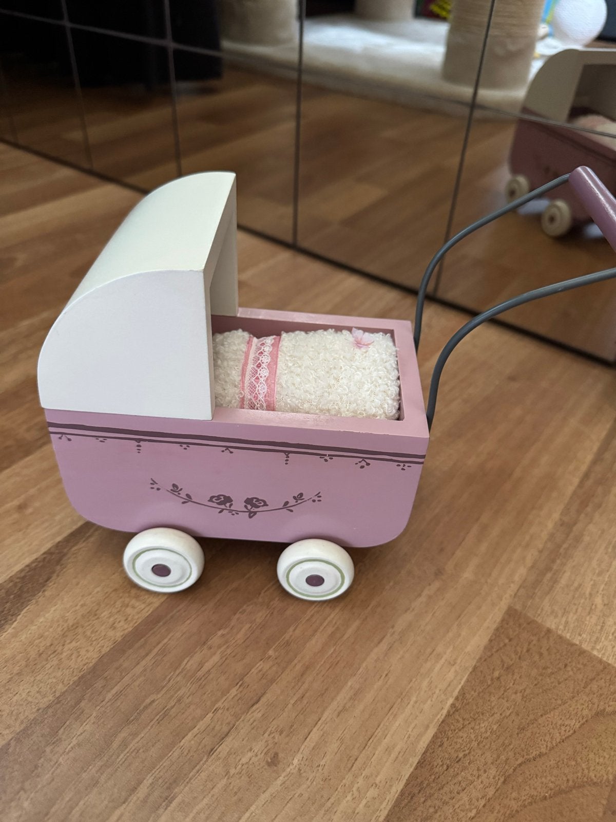 Zeldzame Maileg kinderwagen lila 2014, Ophalen of Verzenden, Zo goed als nieuw, Overige typen