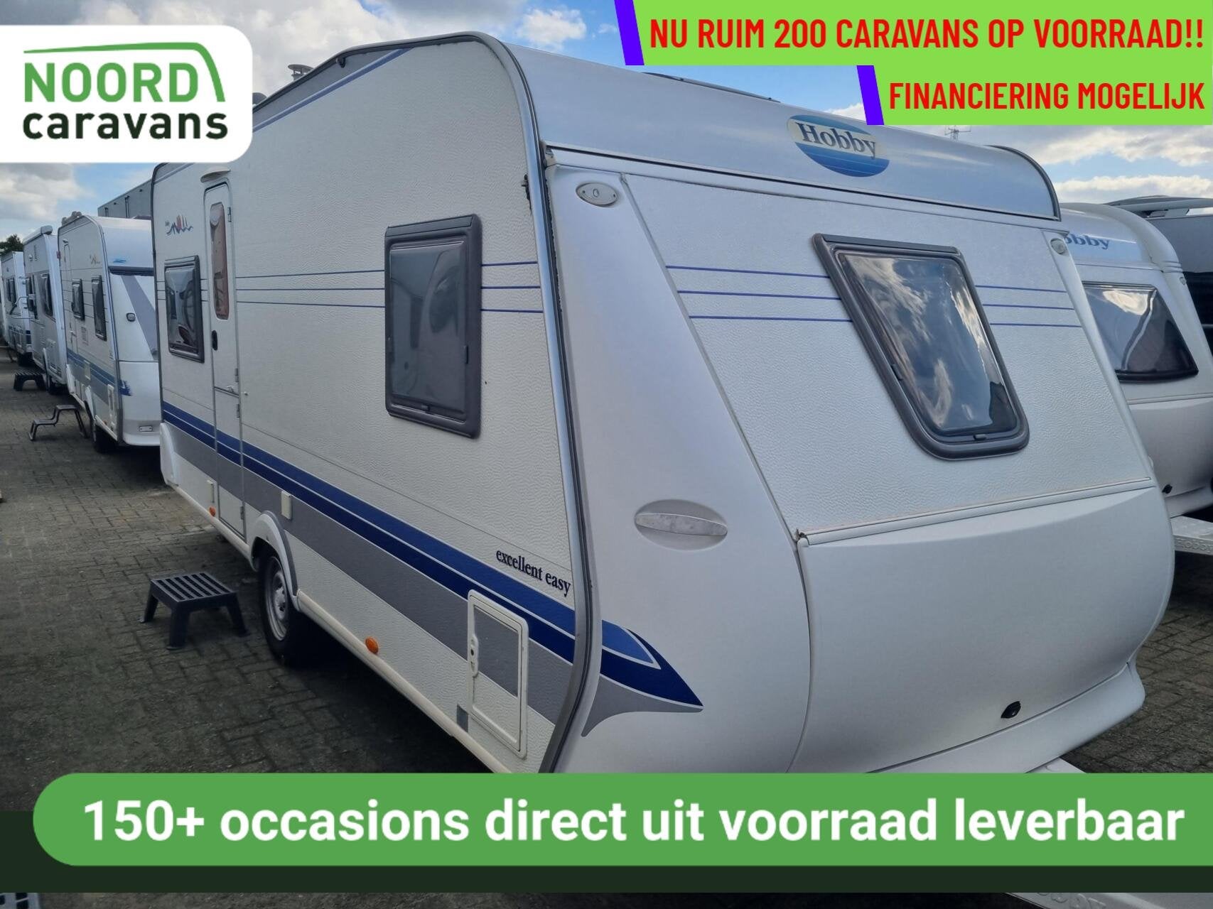 Hobby excellent easy 495 UFE VOORTENT + LUIFEL +AIRCO+DOUCHE, Rondzit, Hobby, Bedrijf, Serviceluik