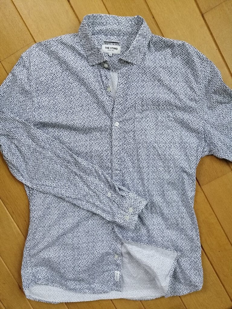 THE STING bloes wit blauw maat 3XL, Blauw, Ophalen of Verzenden, Zo goed als nieuw, Overige halswijdtes