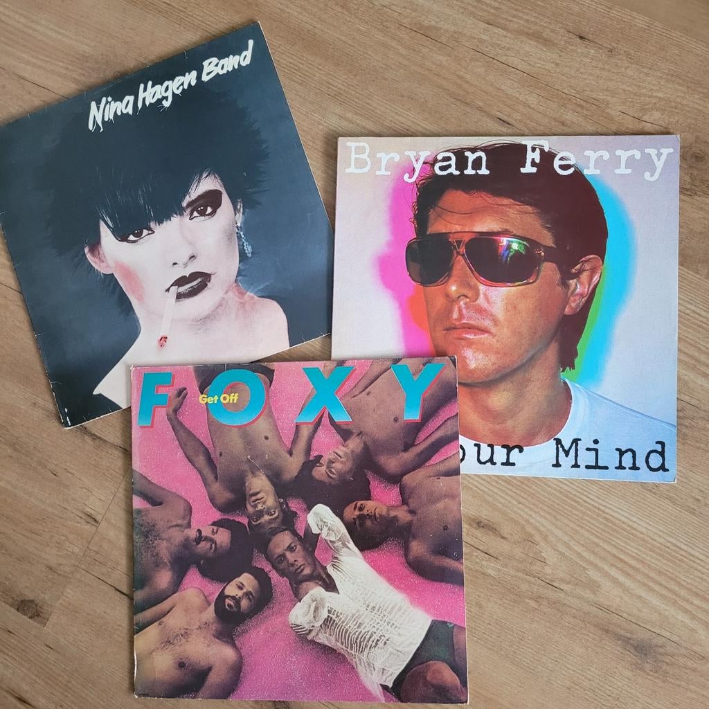 LP's  Foxy,, Nina Hagen,,Bryan Ferry, Ophalen, Zo goed als nieuw, 12 inch