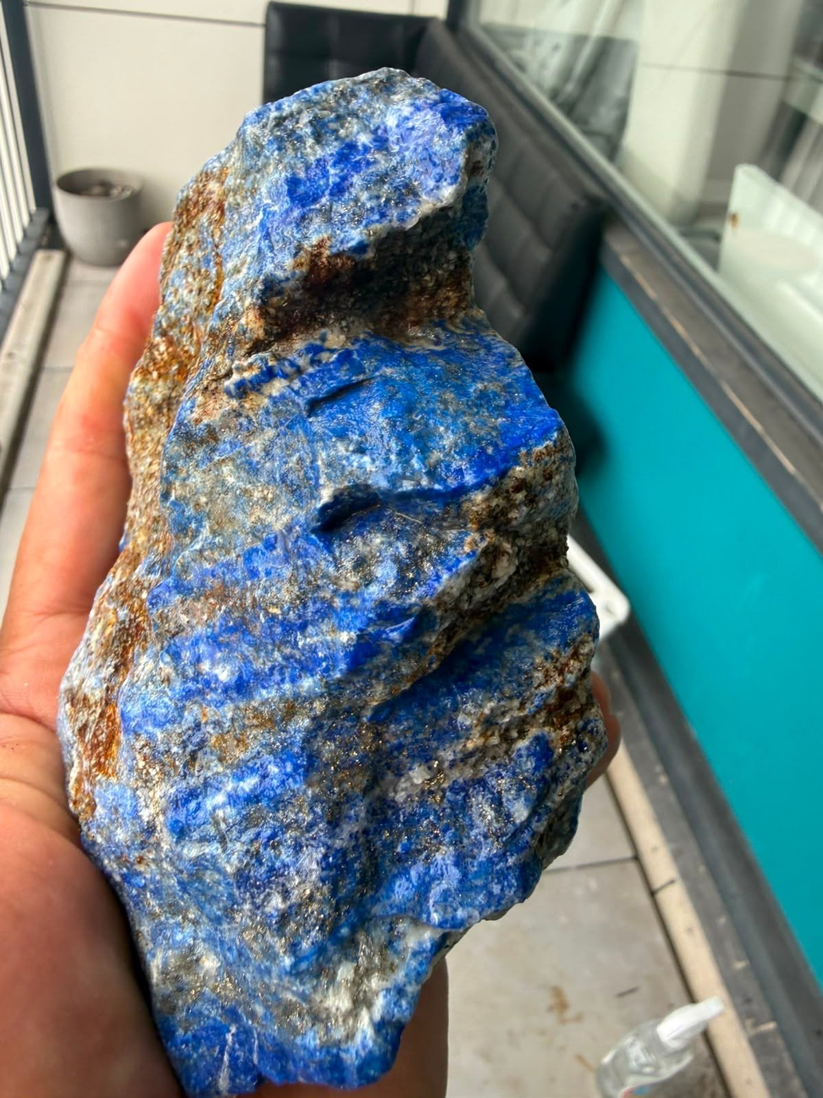 Ruwe Lapis Lazuli N180 - 1227 gram, Ophalen of Verzenden