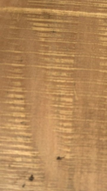Foto 4 van Robuuste eettafel (lang) van mangohout met metalen onderstel