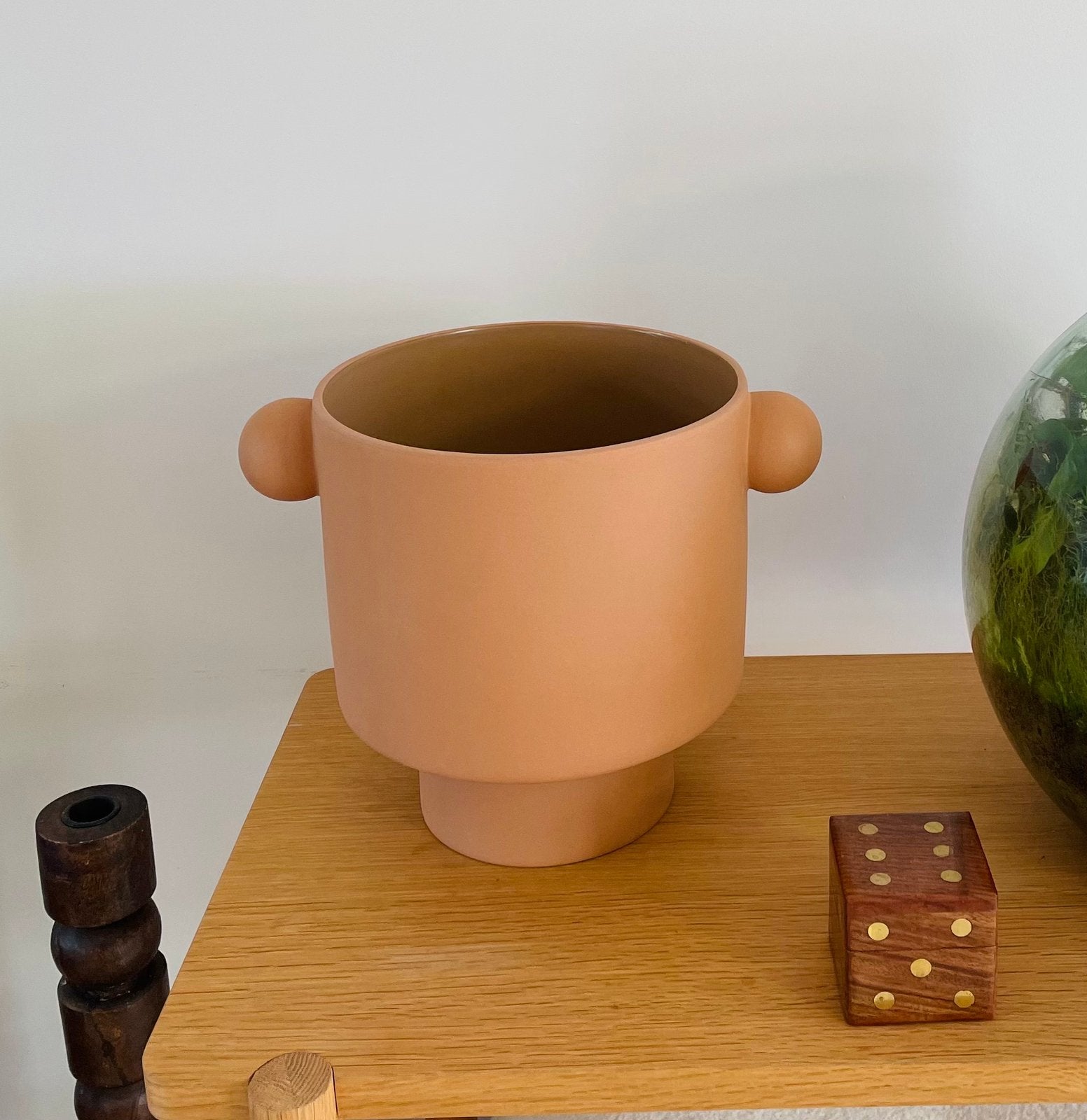 Grote OYOY Living Inca kana pot terracotta - nieuw, Ophalen, Steen, Rond, Binnen