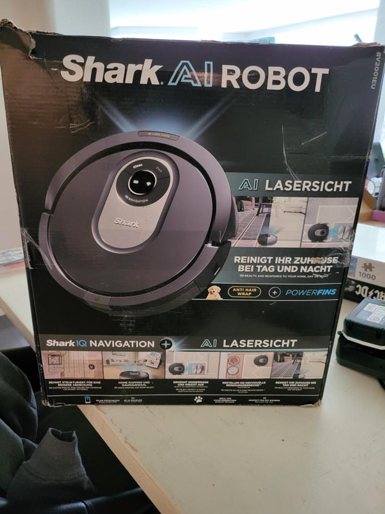 Shark AI Robotstofzuiger met AI Lasersicht, Overige merken, Bedienbaar via app, Ophalen of Verzenden, Zo goed als nieuw