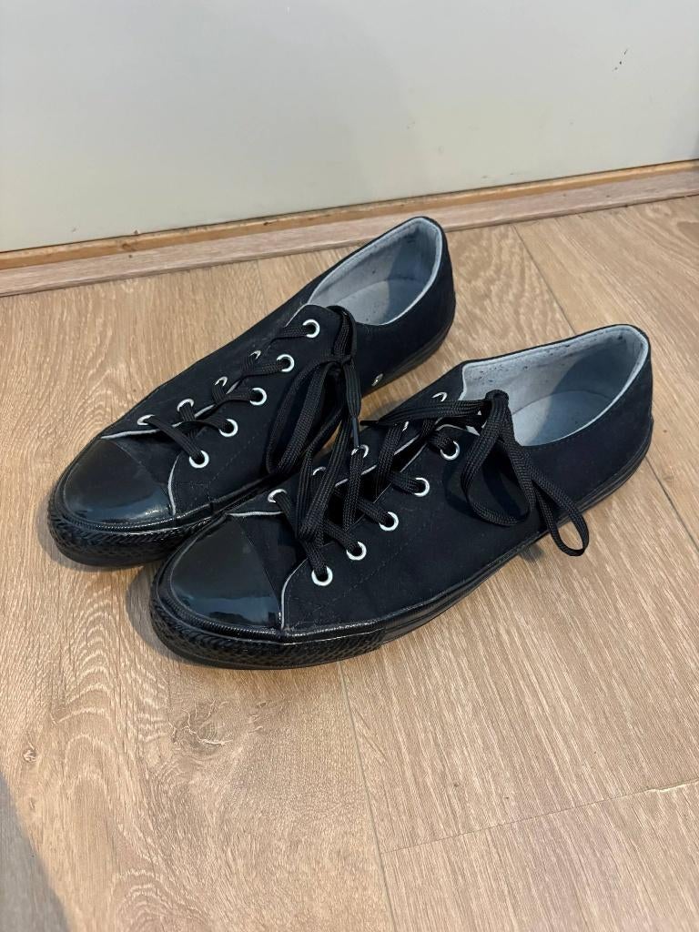 Zwarte Converse All Stars met glanzende neus, Kleding | Dames, Schoenen, Zwart, Ophalen of Verzenden, Converse All Stars, Sneakers of Gympen