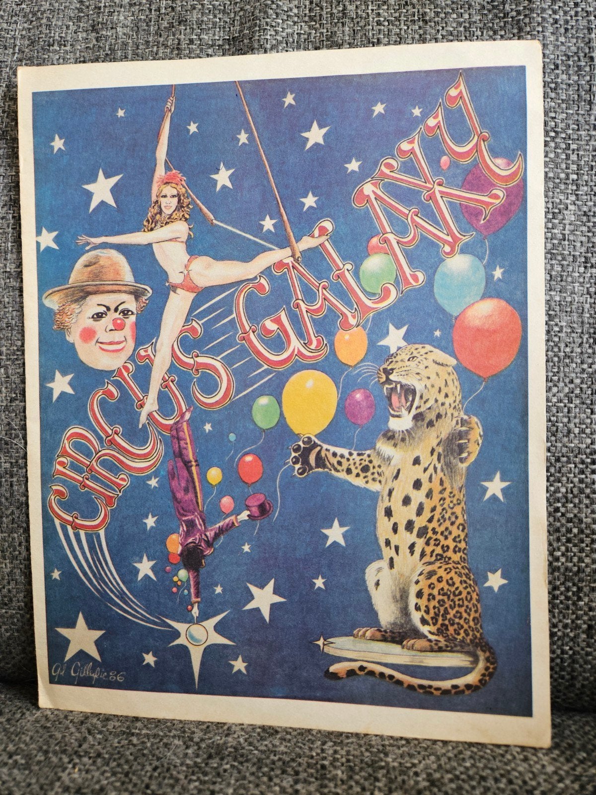 Circus Galaxy Programma Boekje - Zeldzaam, Verzenden, Gelezen, Mearl M. Johnson, Harry Von Zell, Catalogus