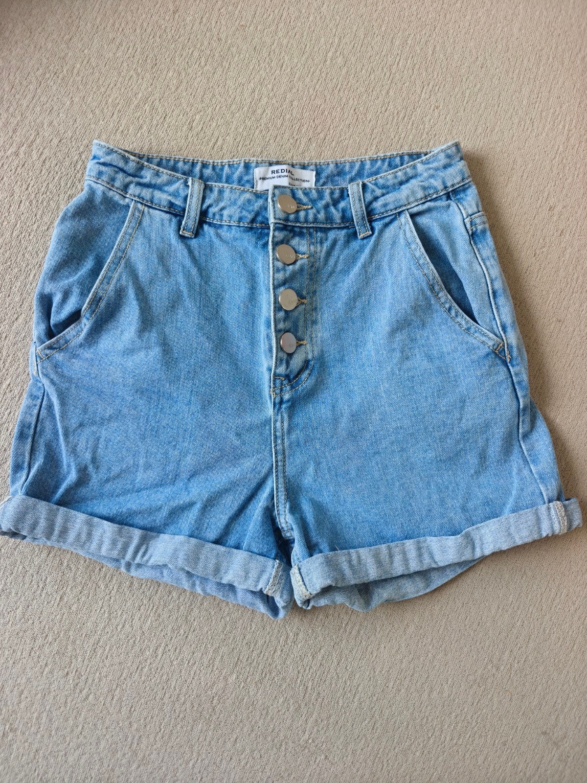 Korte broek maat 34 - merk Redial., Redial, Kort, Blauw, Ophalen of Verzenden