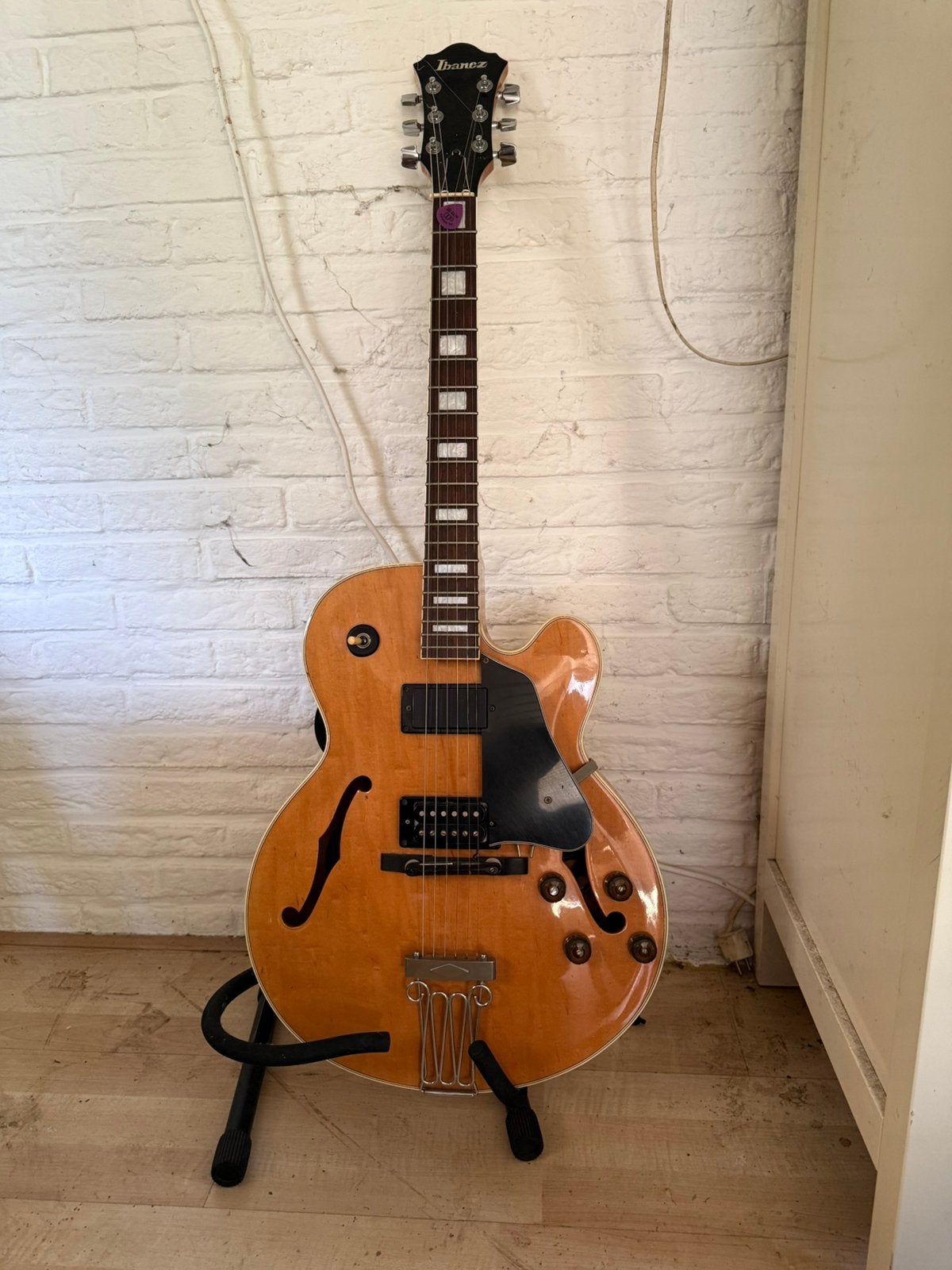 Prachtige Ibanez 1987 made in Japan electrische gitaar, Ophalen, Zo goed als nieuw, Semi-solid body, Ibanez